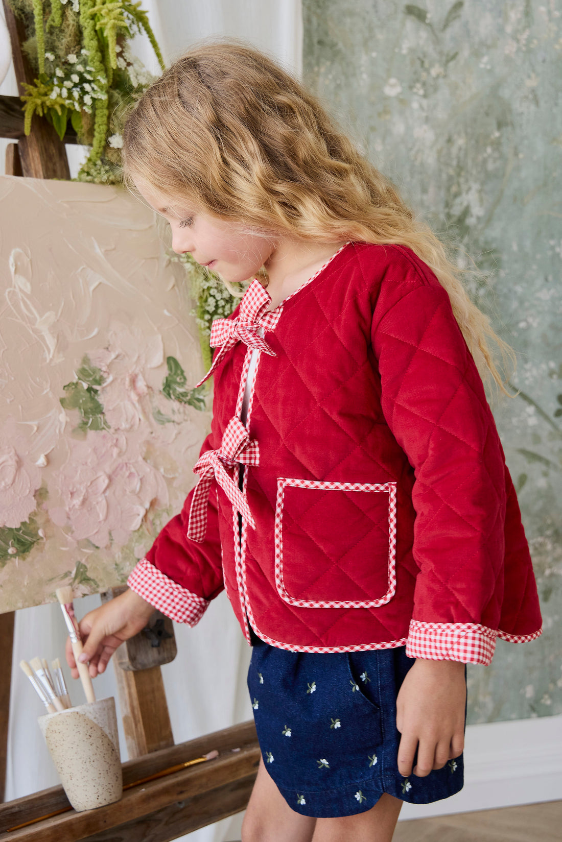 Winslet Jacket - Ribbon Childrens Jacket from Jamie Kay NZ
