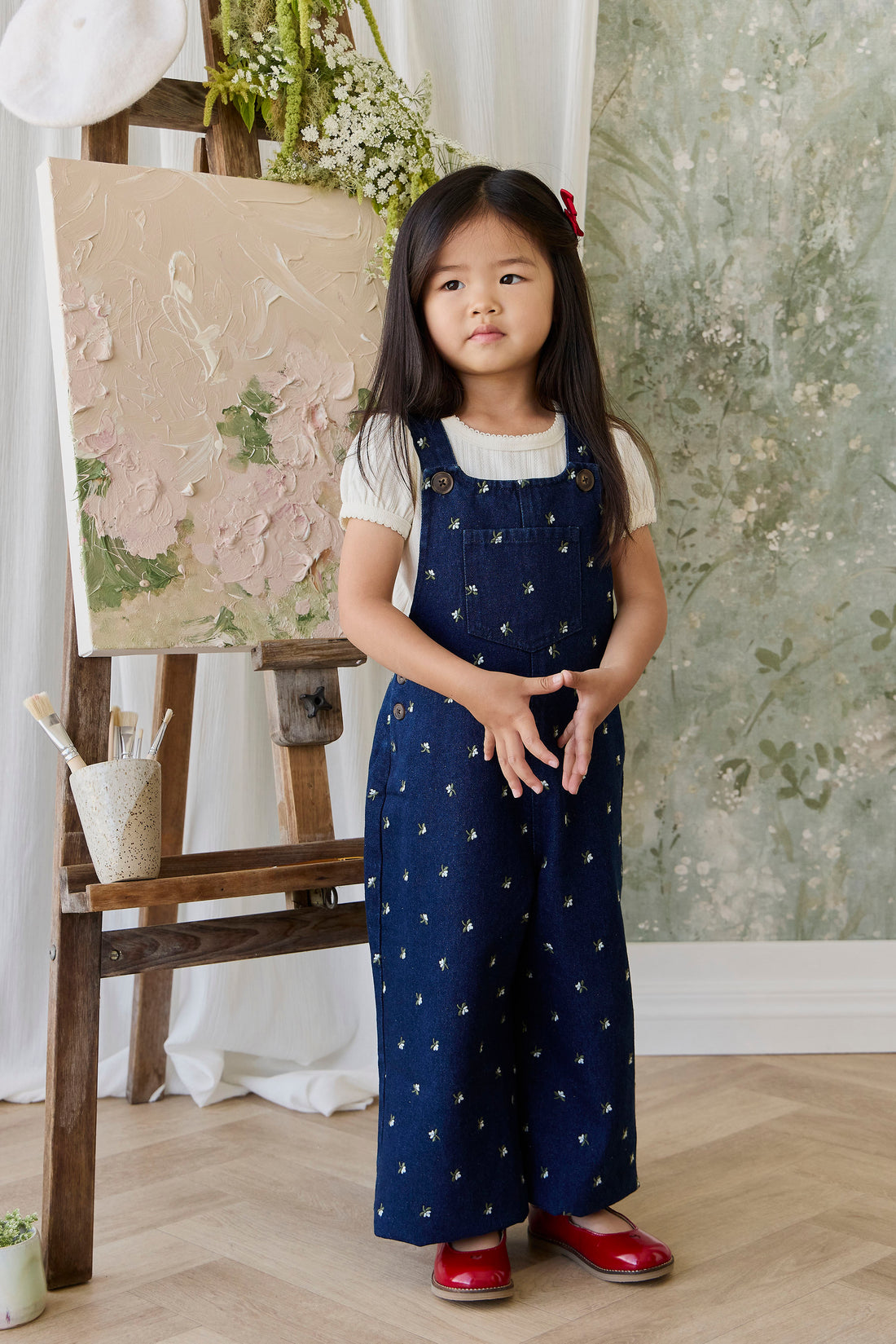 Dorian Overall - Lisa Indigo Childrens Overall from Jamie Kay NZ