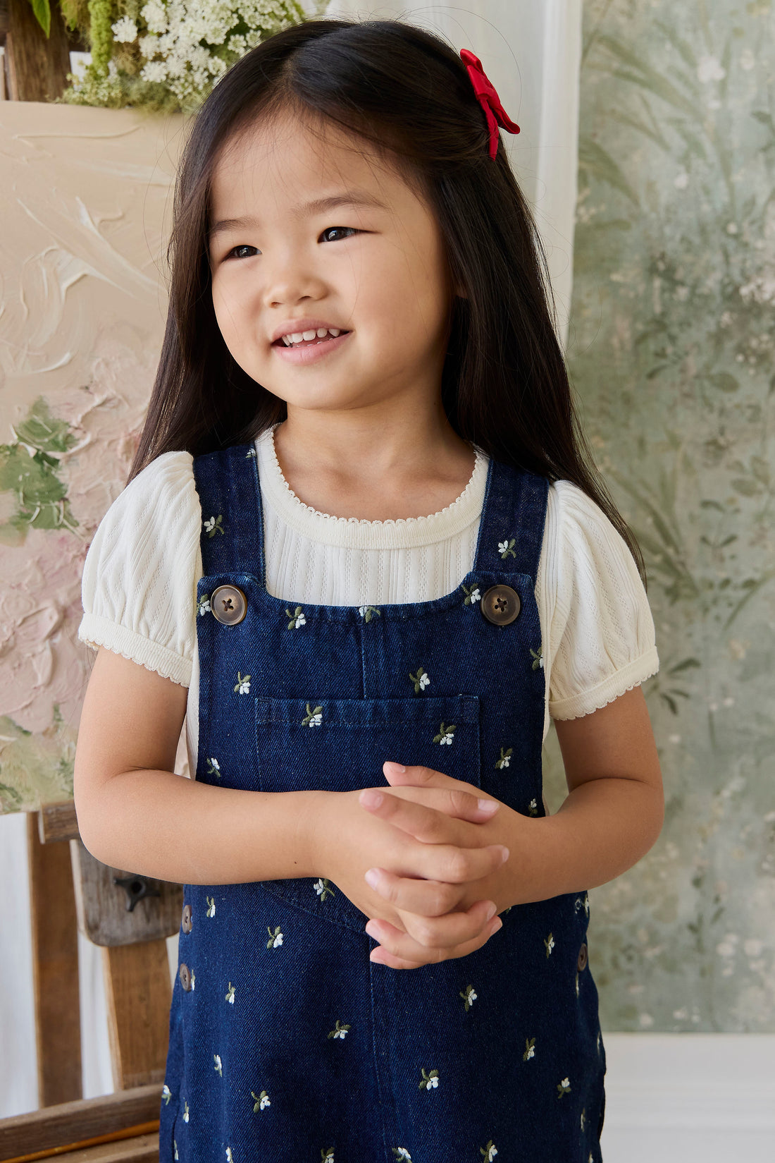 Dorian Overall - Lisa Indigo Childrens Overall from Jamie Kay NZ