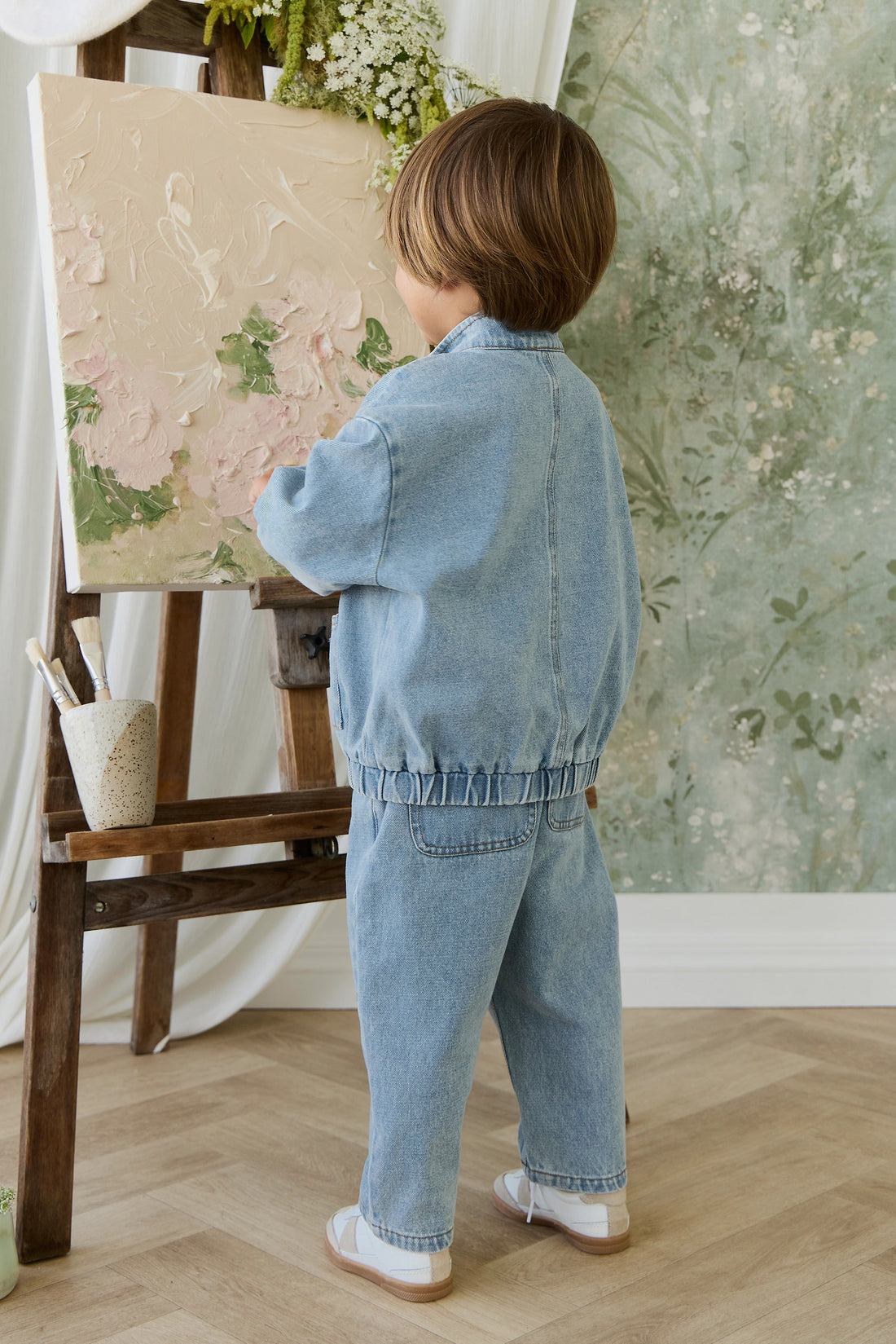 Murray Denim Jacket - Light Wash Childrens Jacket from Jamie Kay NZ