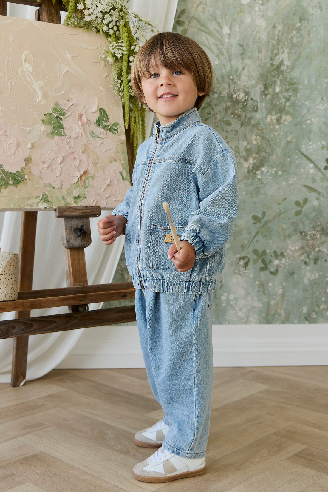 Rueben Pant - Light Wash Childrens Pant from Jamie Kay NZ