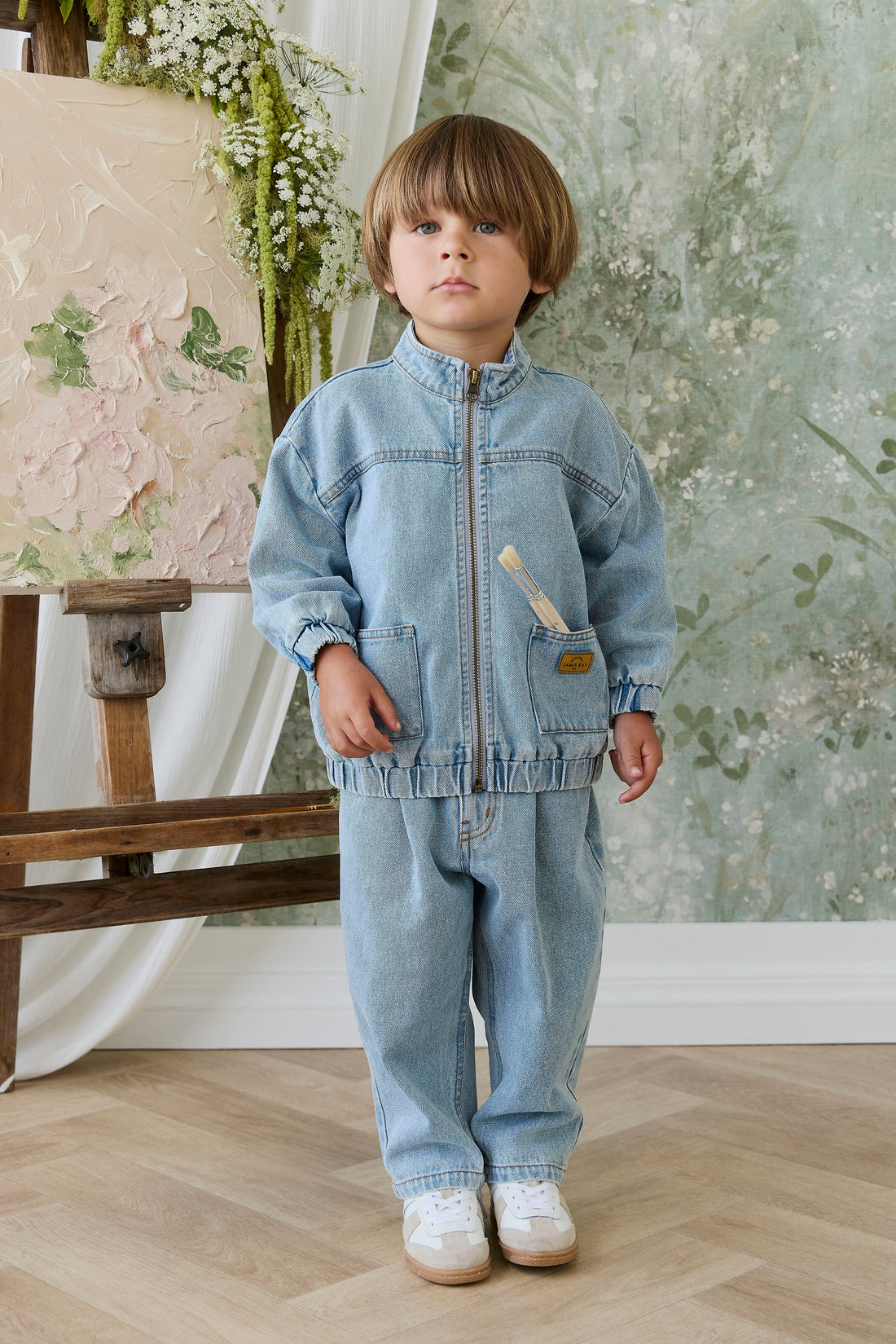 Rueben Pant - Light Wash Childrens Pant from Jamie Kay NZ