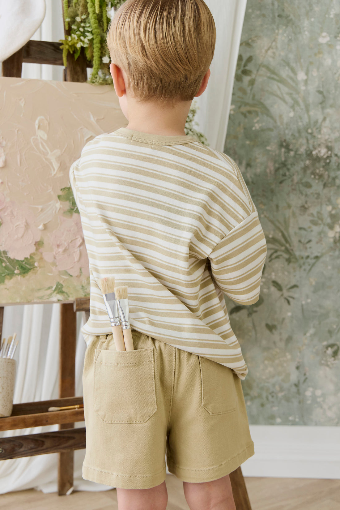 Griffin Short - Barley Childrens Shorts from Jamie Kay NZ