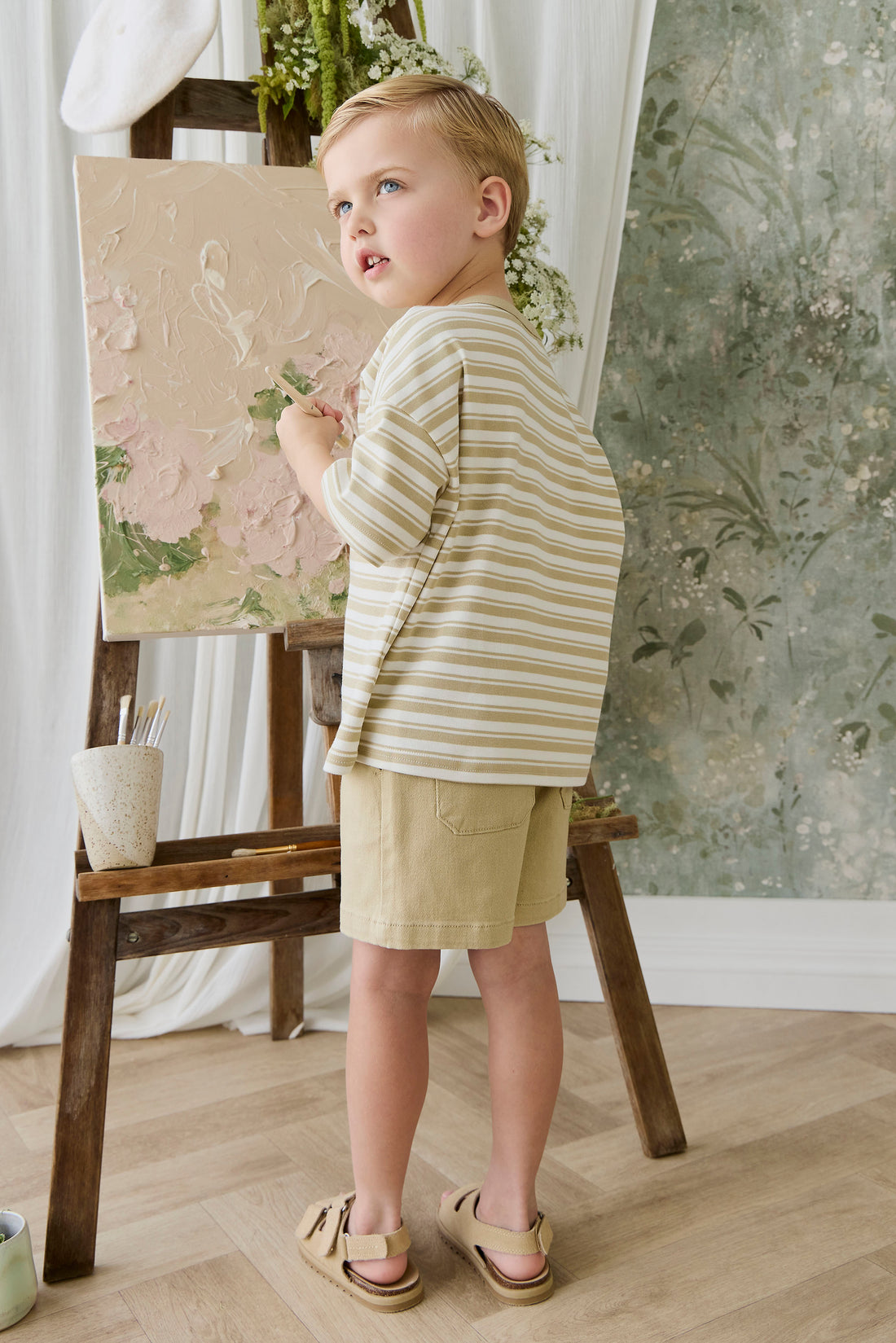 Griffin Short - Barley Childrens Shorts from Jamie Kay NZ