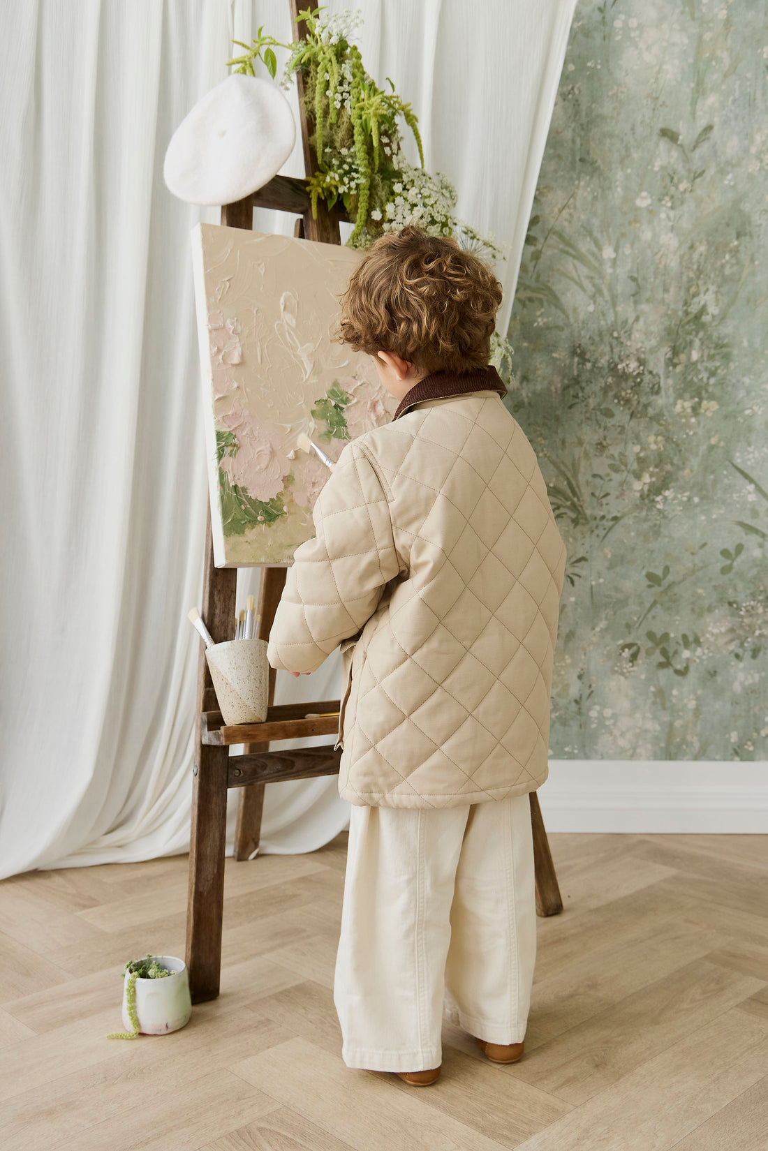 Wolfe Jacket - Sandstone Childrens Jacket from Jamie Kay NZ