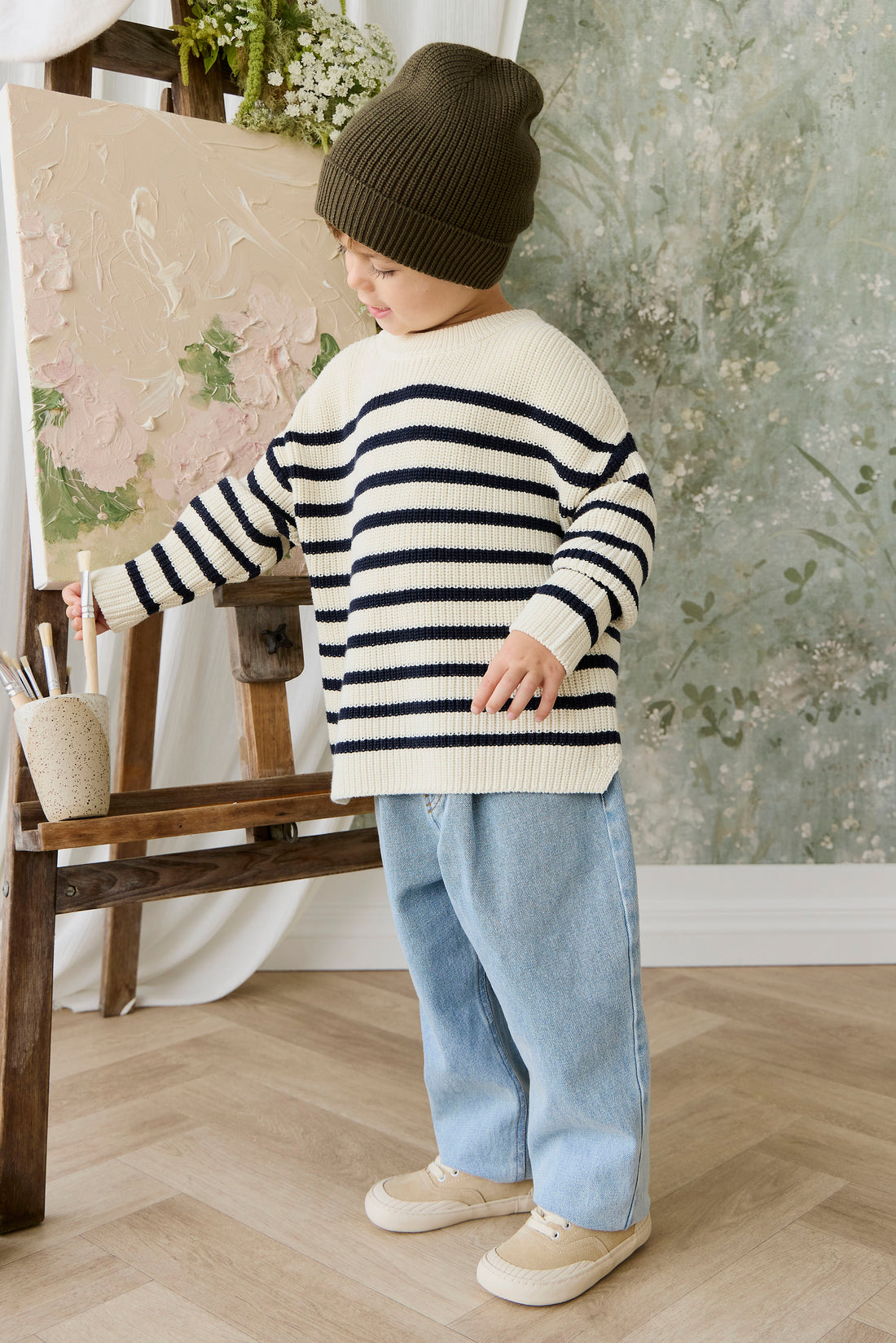Penn Denim Pant - Light Wash Childrens Pant from Jamie Kay NZ