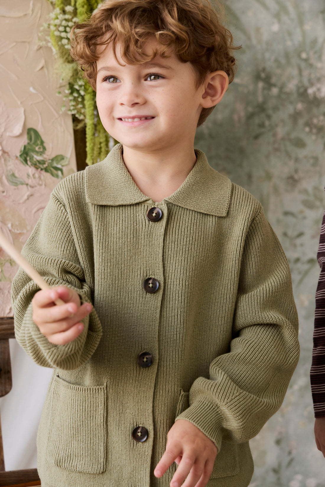 Hendrick Knit Jacket - Backyard Childrens Jacket from Jamie Kay NZ