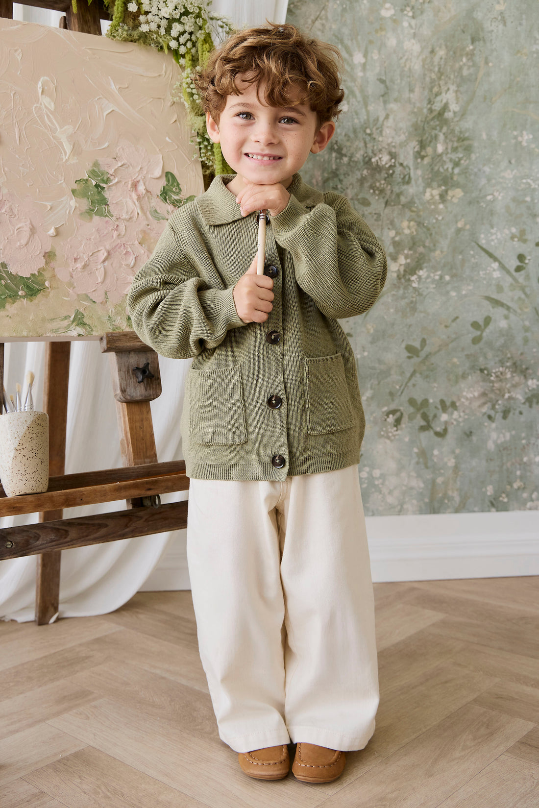 Hendrick Knit Jacket - Backyard Childrens Jacket from Jamie Kay NZ
