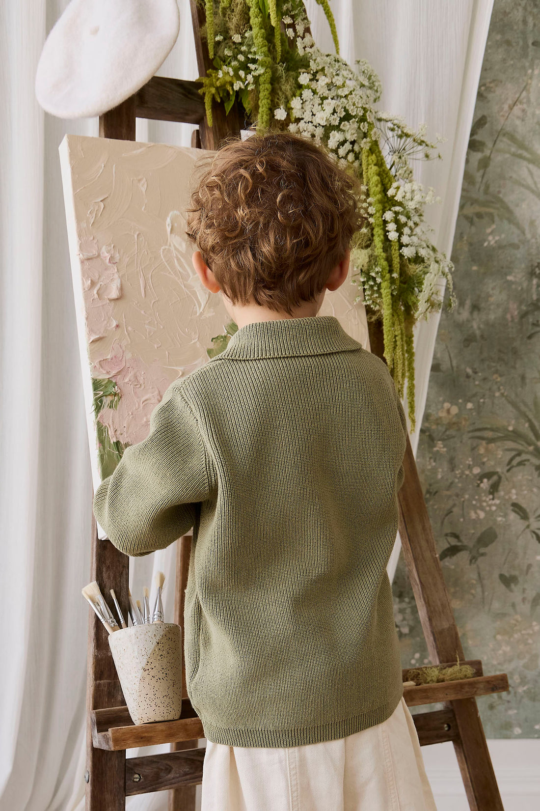 Hendrick Knit Jacket - Backyard Childrens Jacket from Jamie Kay NZ