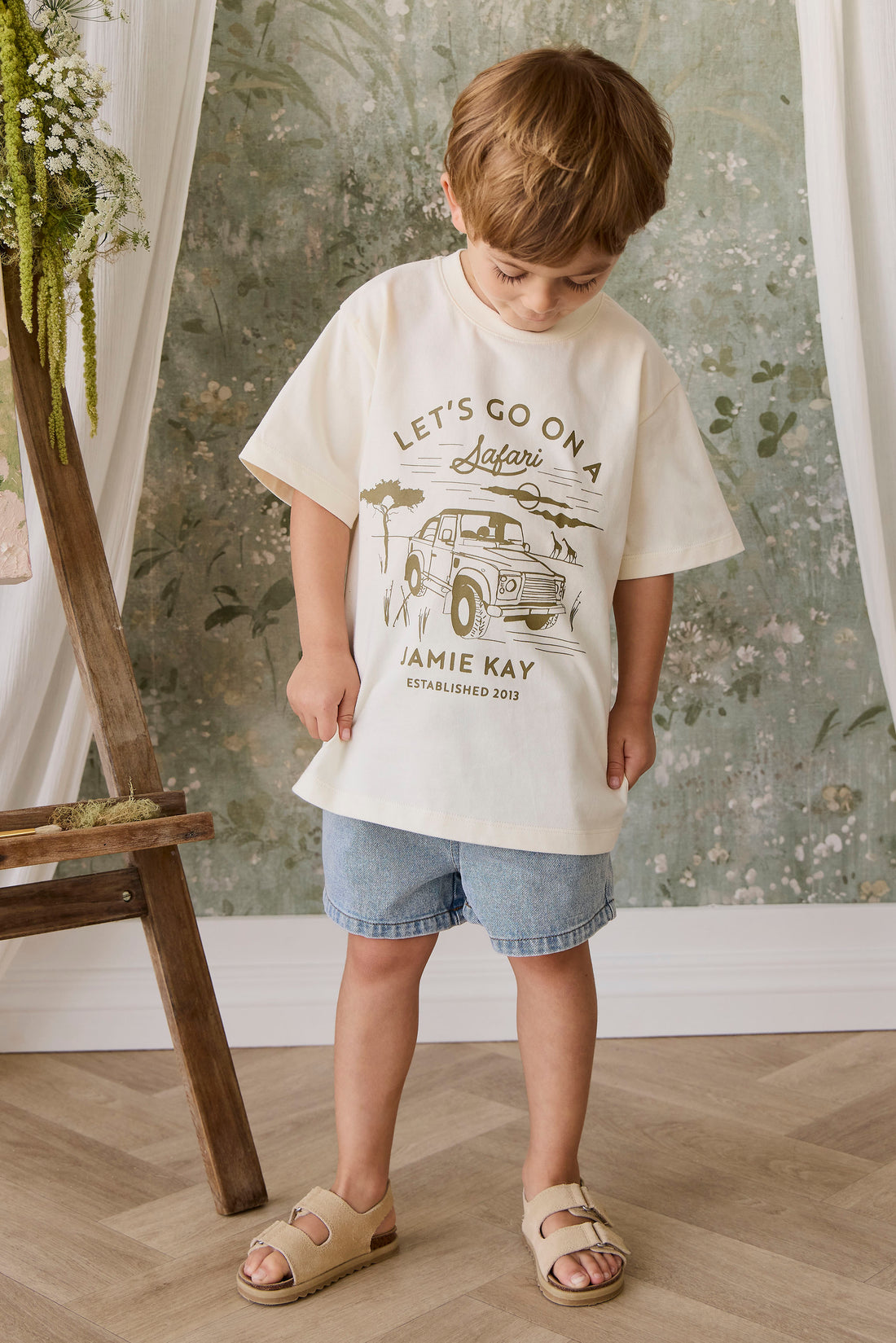 Kane Denim Short - Light Wash Childrens Shorts from Jamie Kay NZ
