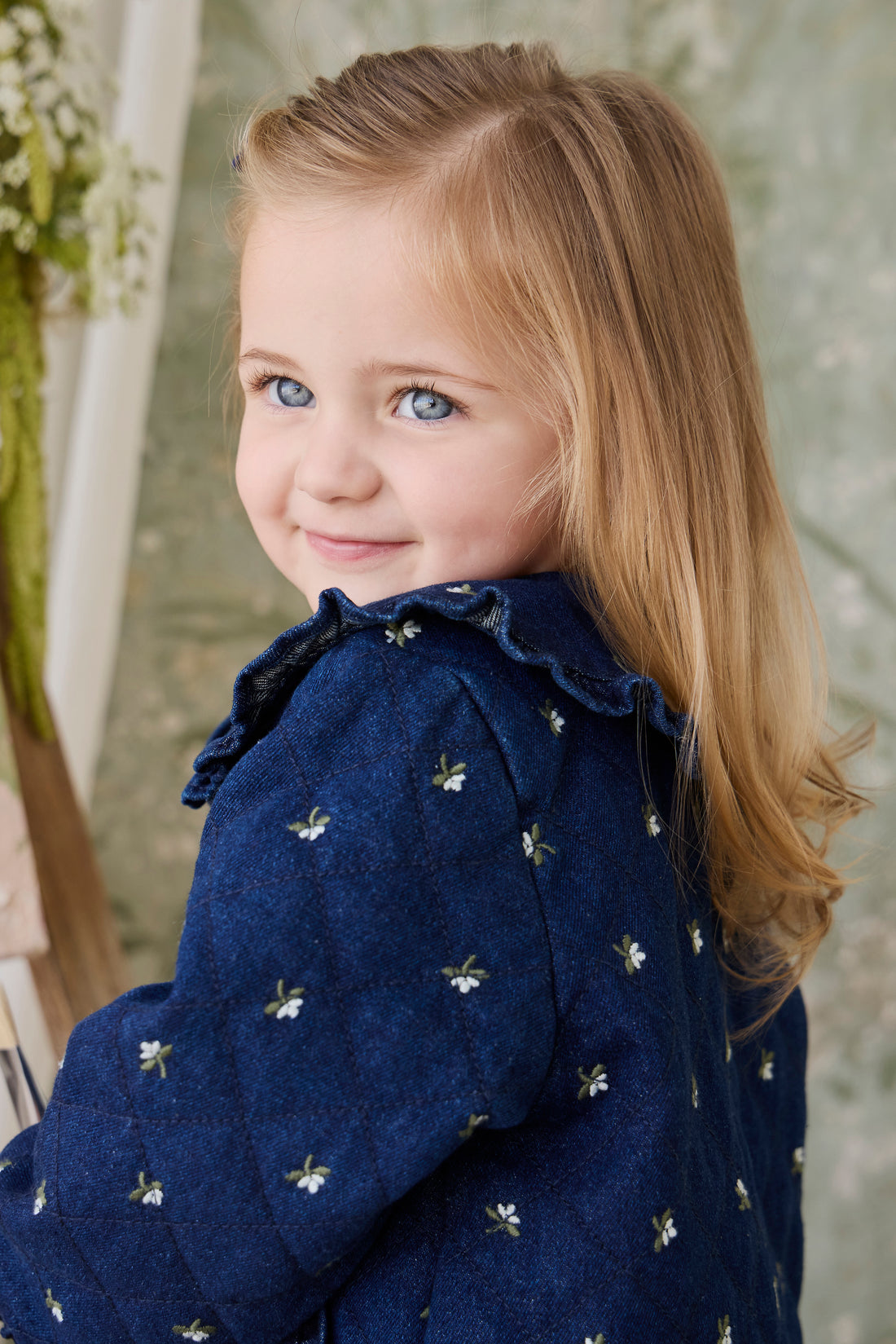 Amandine Jacket - Lisa Indigo Childrens Jacket from Jamie Kay NZ
