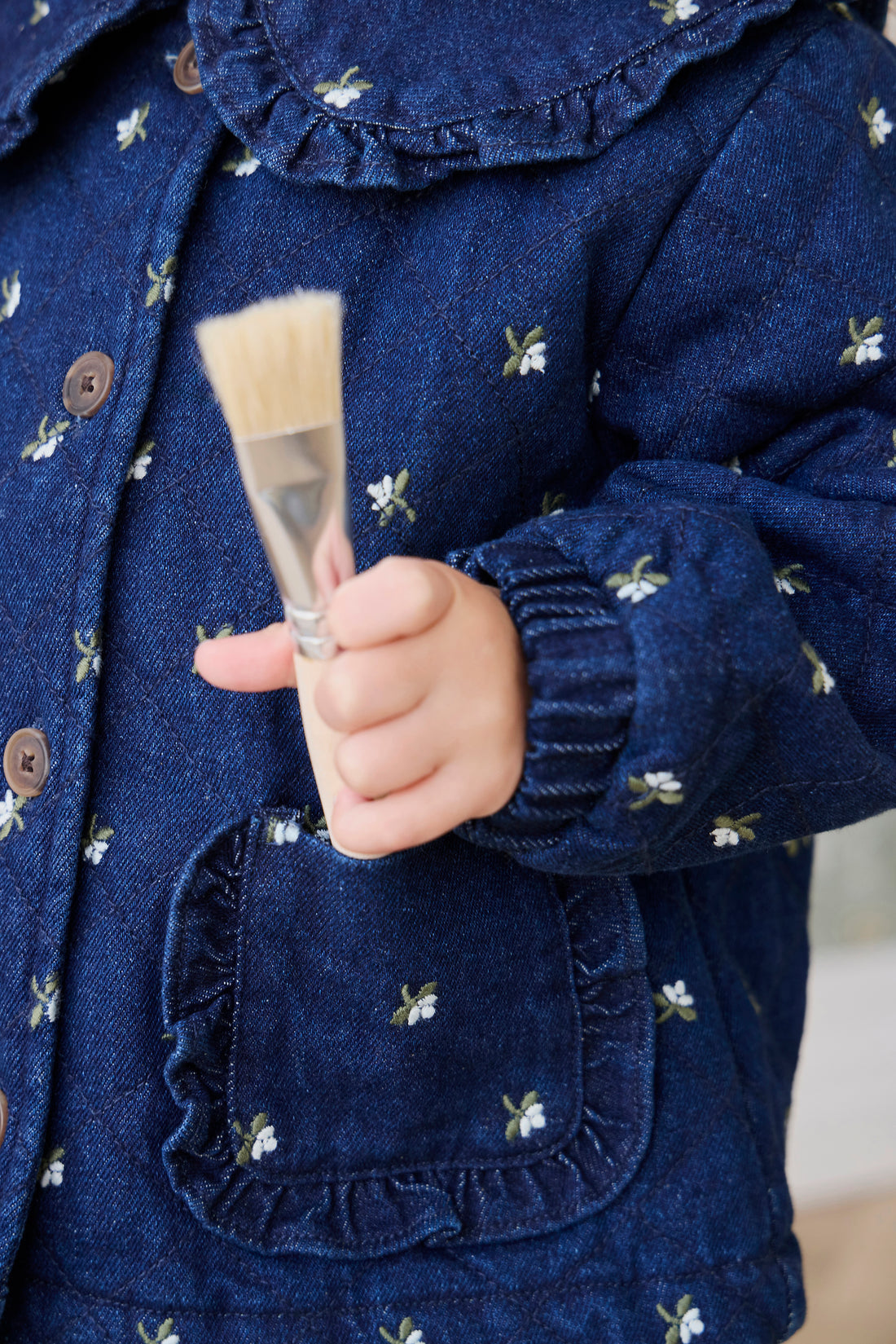 Amandine Jacket - Lisa Indigo Childrens Jacket from Jamie Kay NZ