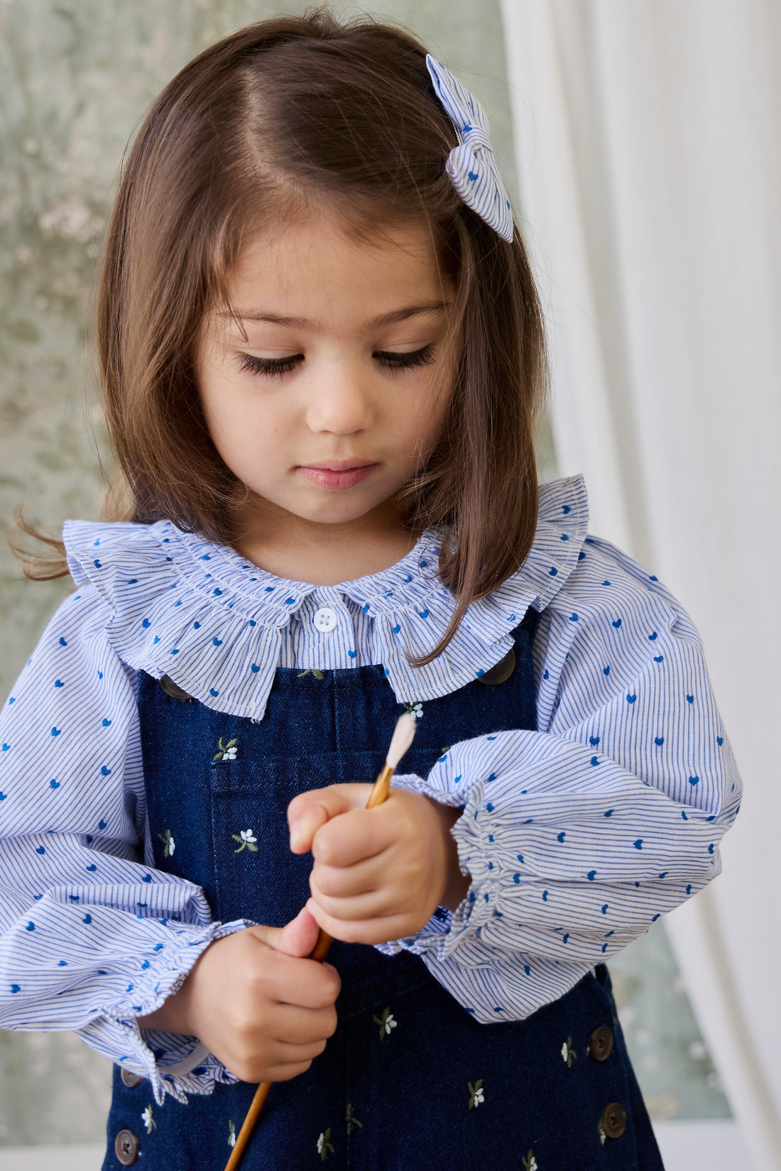 Dorian Overall - Lisa Indigo Childrens Overall from Jamie Kay NZ
