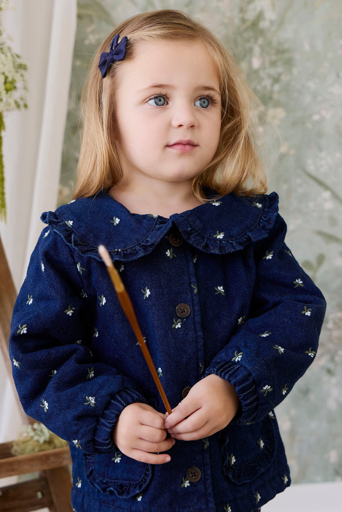 Amandine Jacket - Lisa Indigo Childrens Jacket from Jamie Kay NZ
