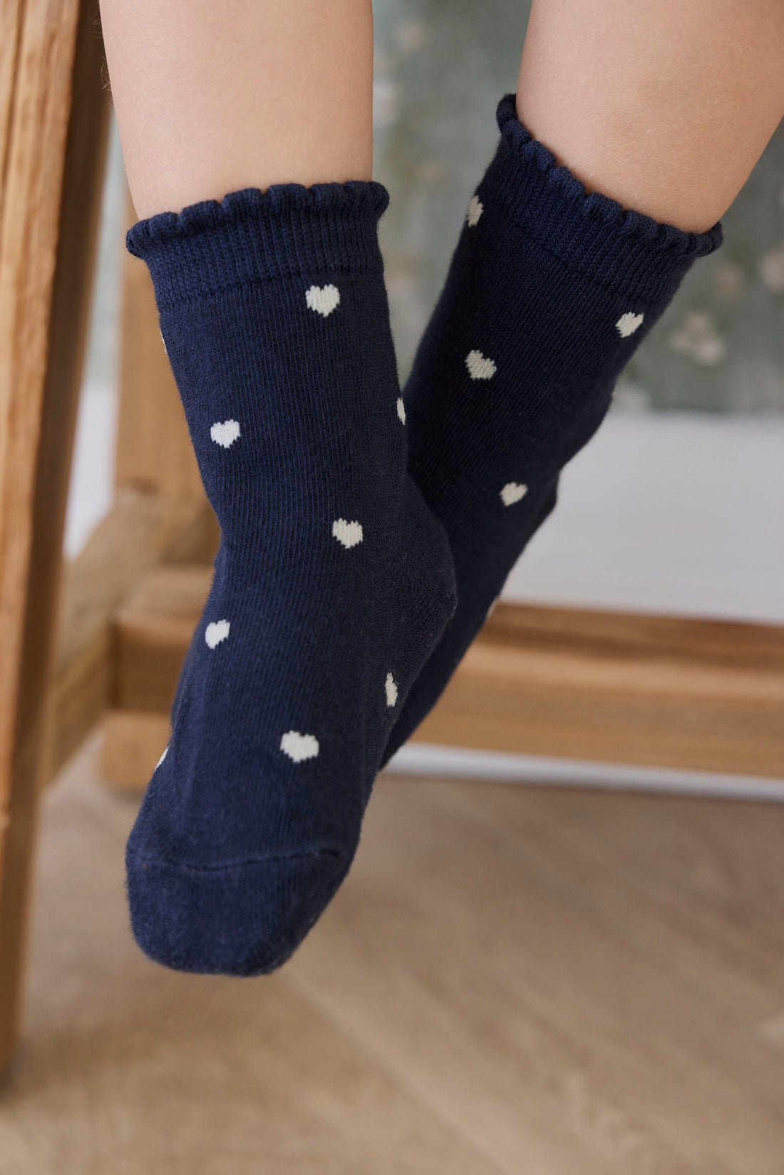Astra Sock - Astra Heart Childrens Sock from Jamie Kay NZ