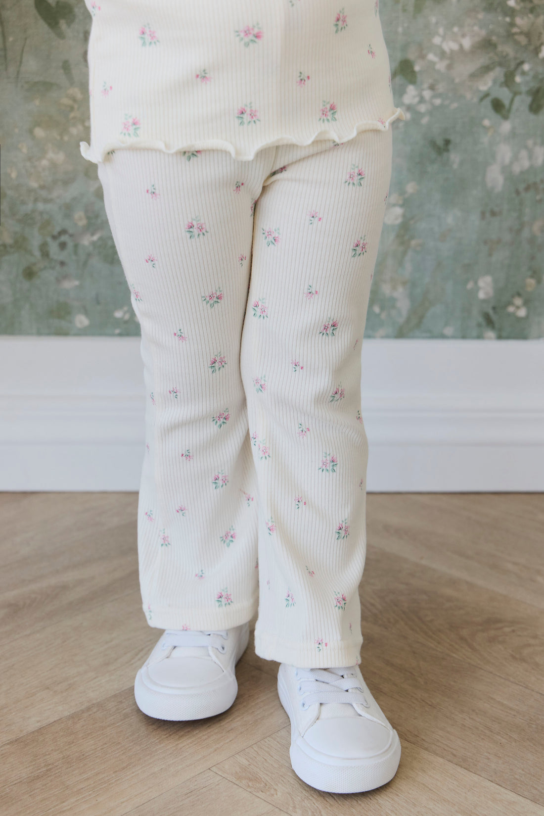 Organic Cotton Rib Winslet Pant - Emma Whisper Childrens Pant from Jamie Kay NZ