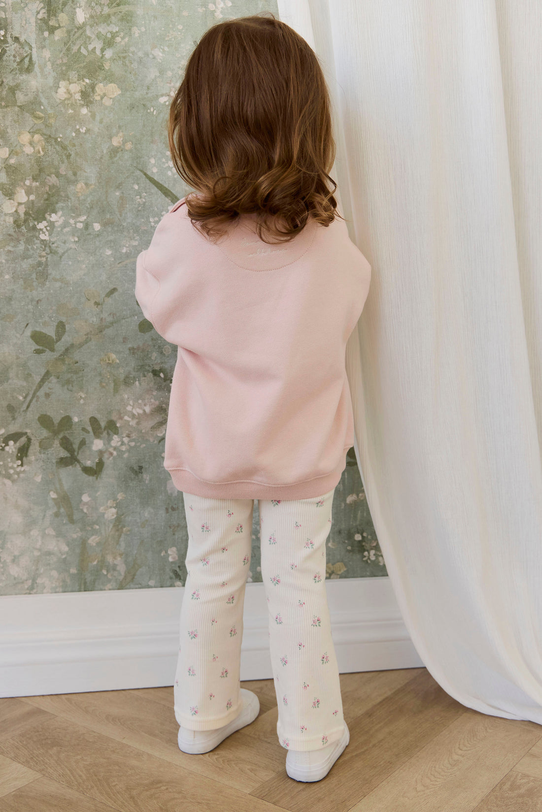 Organic Cotton Rib Winslet Pant - Emma Whisper Childrens Pant from Jamie Kay NZ