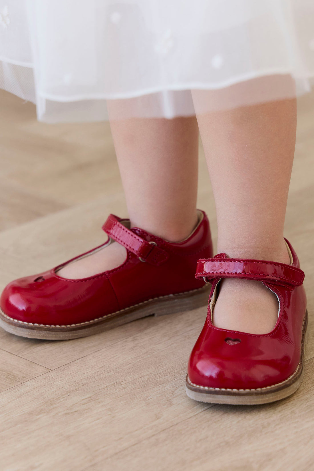 Dahlia Loafer - Patent Red Childrens Footwear from Jamie Kay NZ