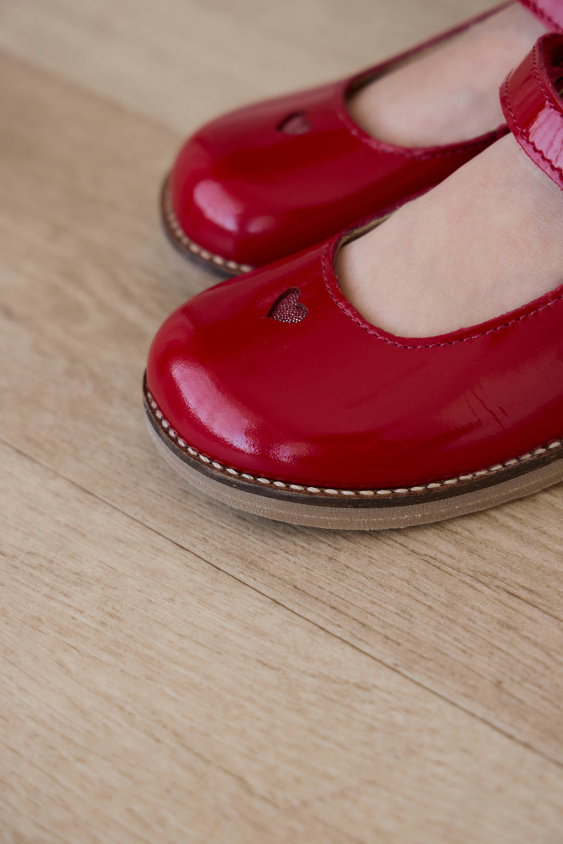 Dahlia Loafer - Patent Red Childrens Footwear from Jamie Kay NZ