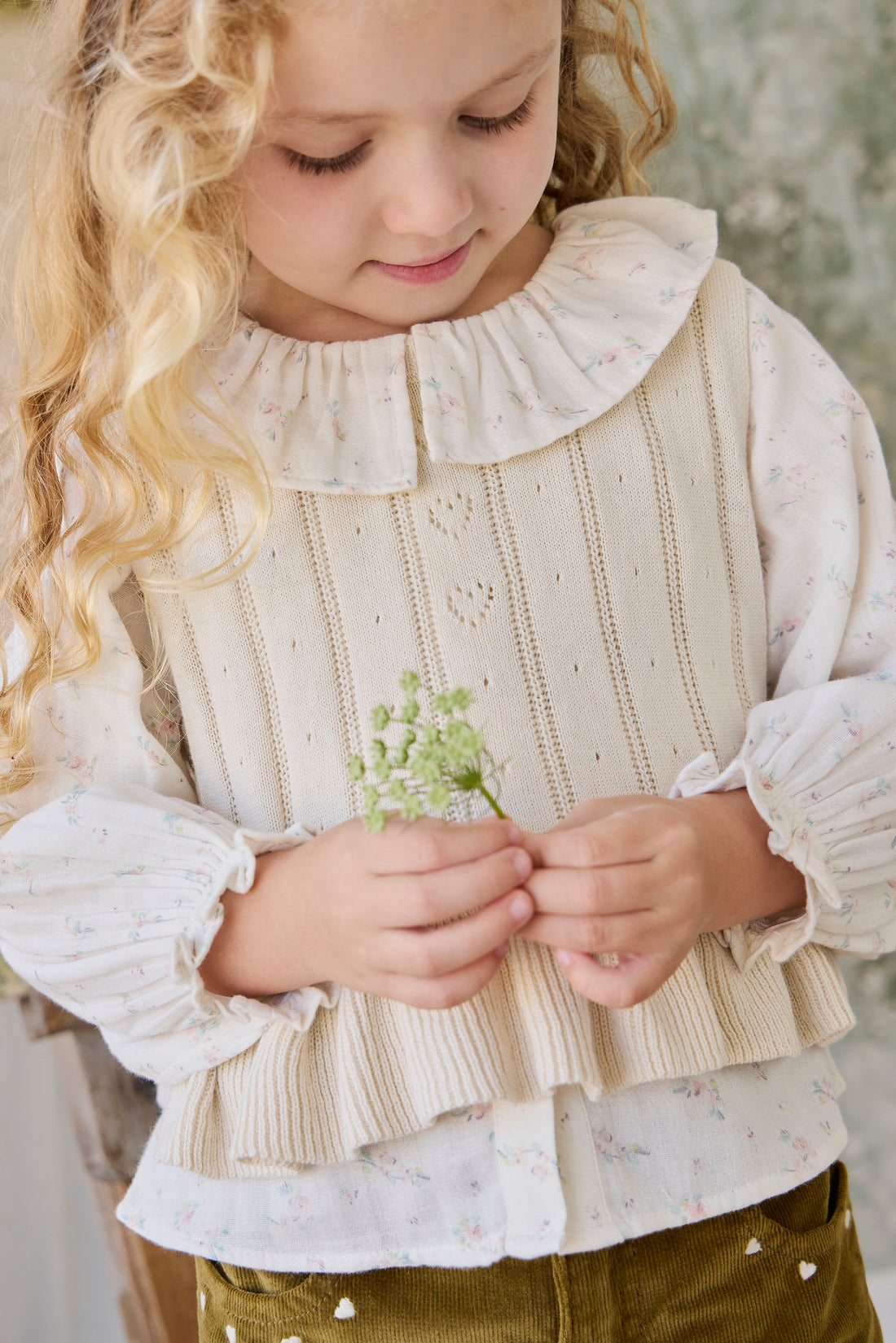 Antonia Top - Vanilla Childrens Top from Jamie Kay NZ