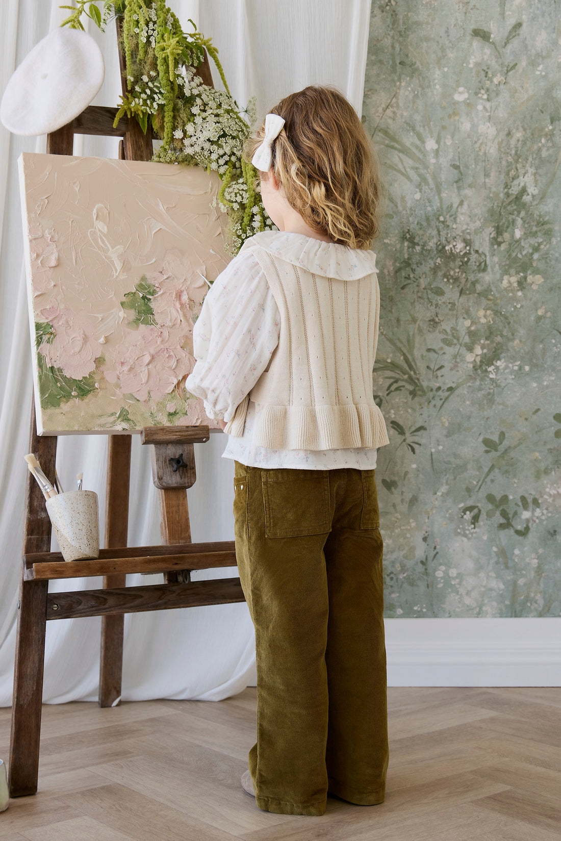 Astra Pant - Chrysanthemum Childrens Pant from Jamie Kay NZ