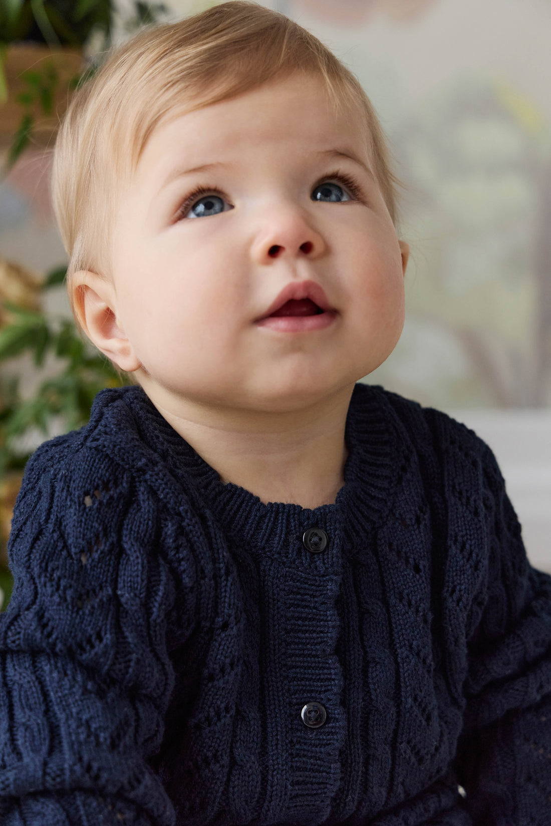 Arabella Knitted Cardigan - Starry Night Childrens Cardigan from Jamie Kay NZ