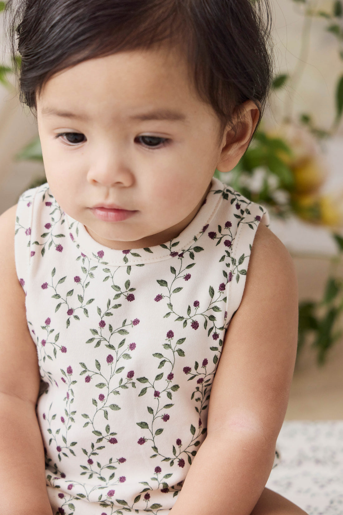 Organic Cotton Lionel Playsuit - Mulberries Childrens Playsuit from Jamie Kay NZ