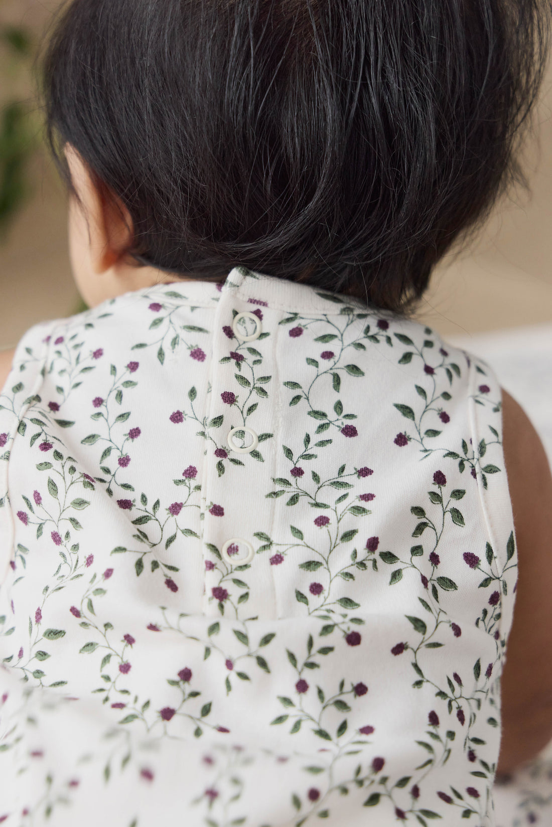 Organic Cotton Lionel Playsuit - Mulberries Childrens Playsuit from Jamie Kay NZ