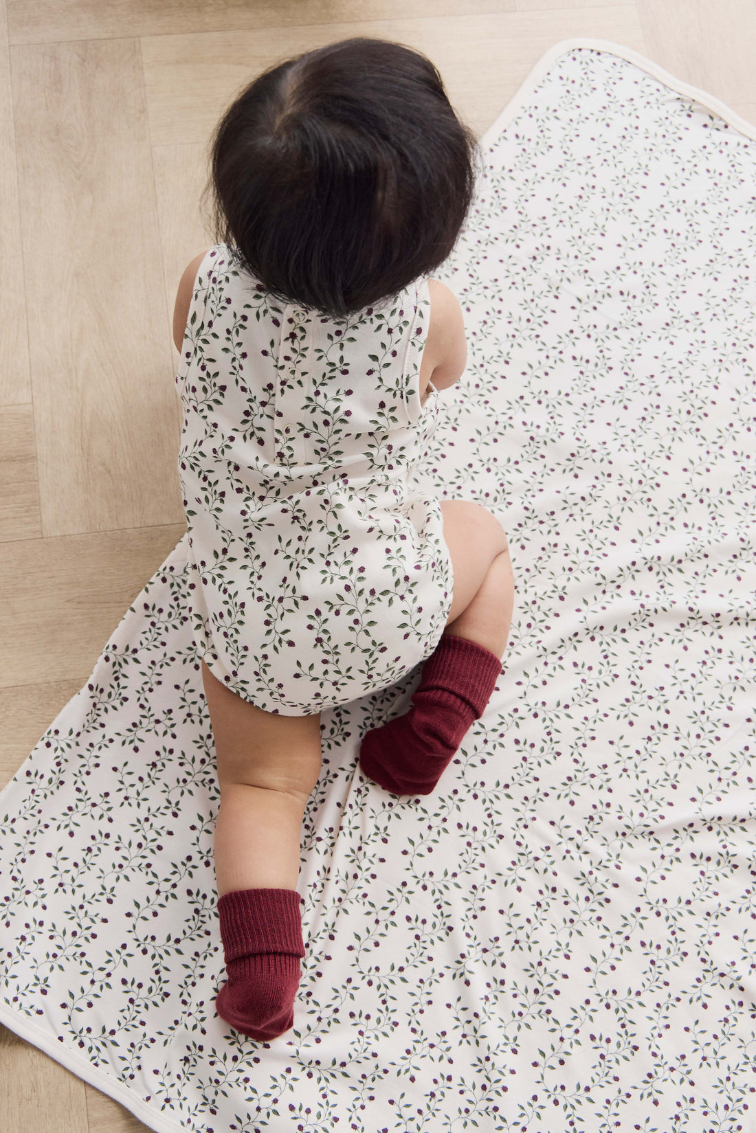 Organic Cotton Lionel Playsuit - Mulberries Childrens Playsuit from Jamie Kay NZ