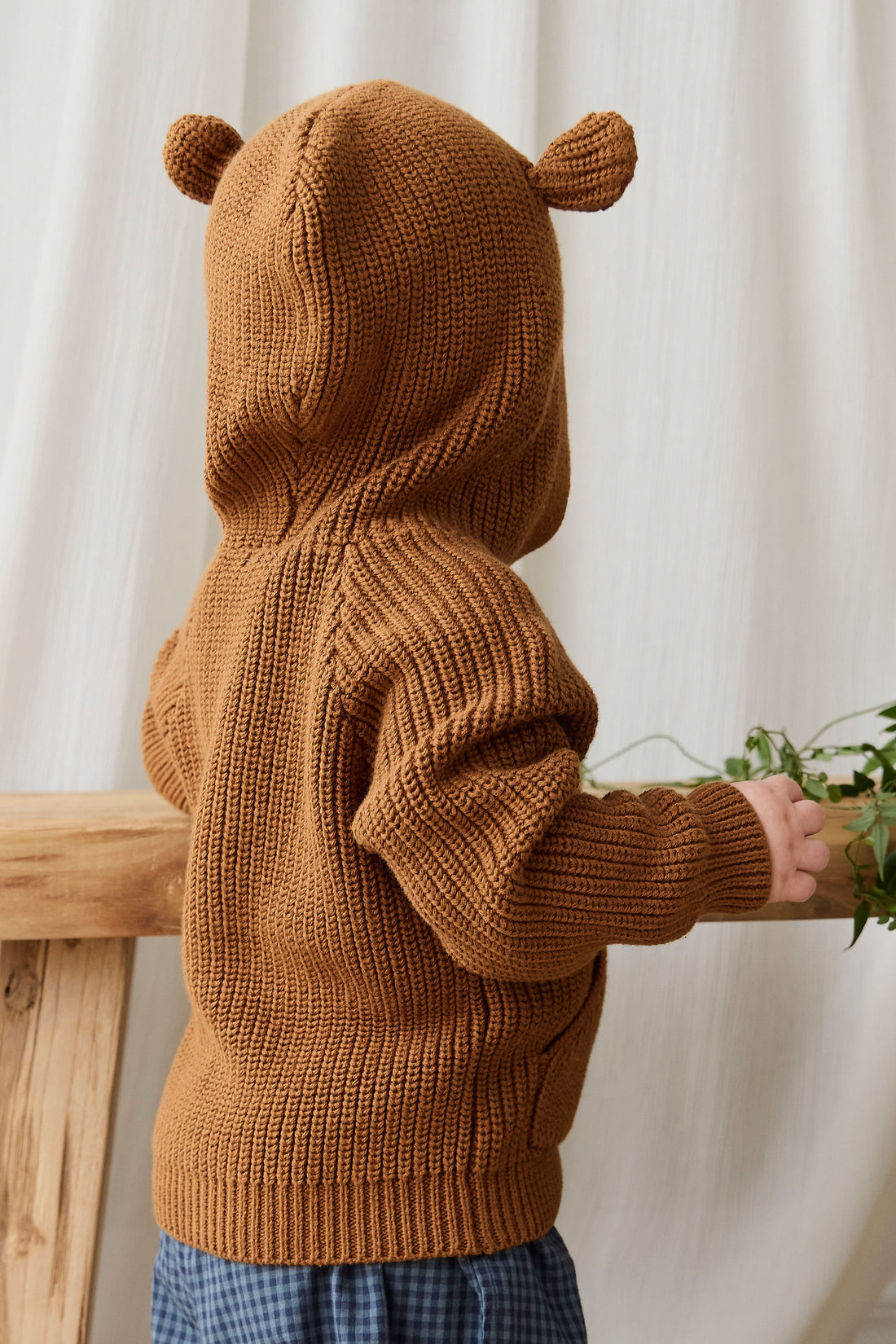Bear Cardigan - Spice Childrens Cardigan from Jamie Kay NZ