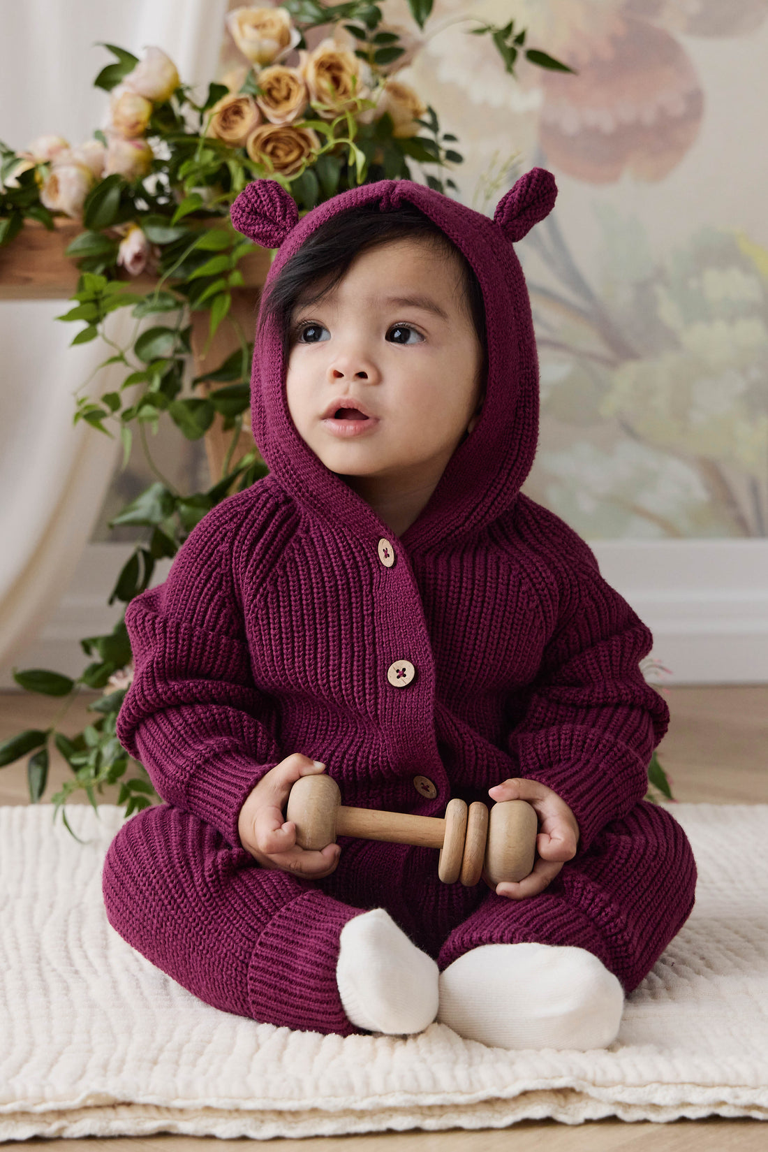 Bear Onepiece - Sweet Mulberry Childrens Onepiece from Jamie Kay NZ