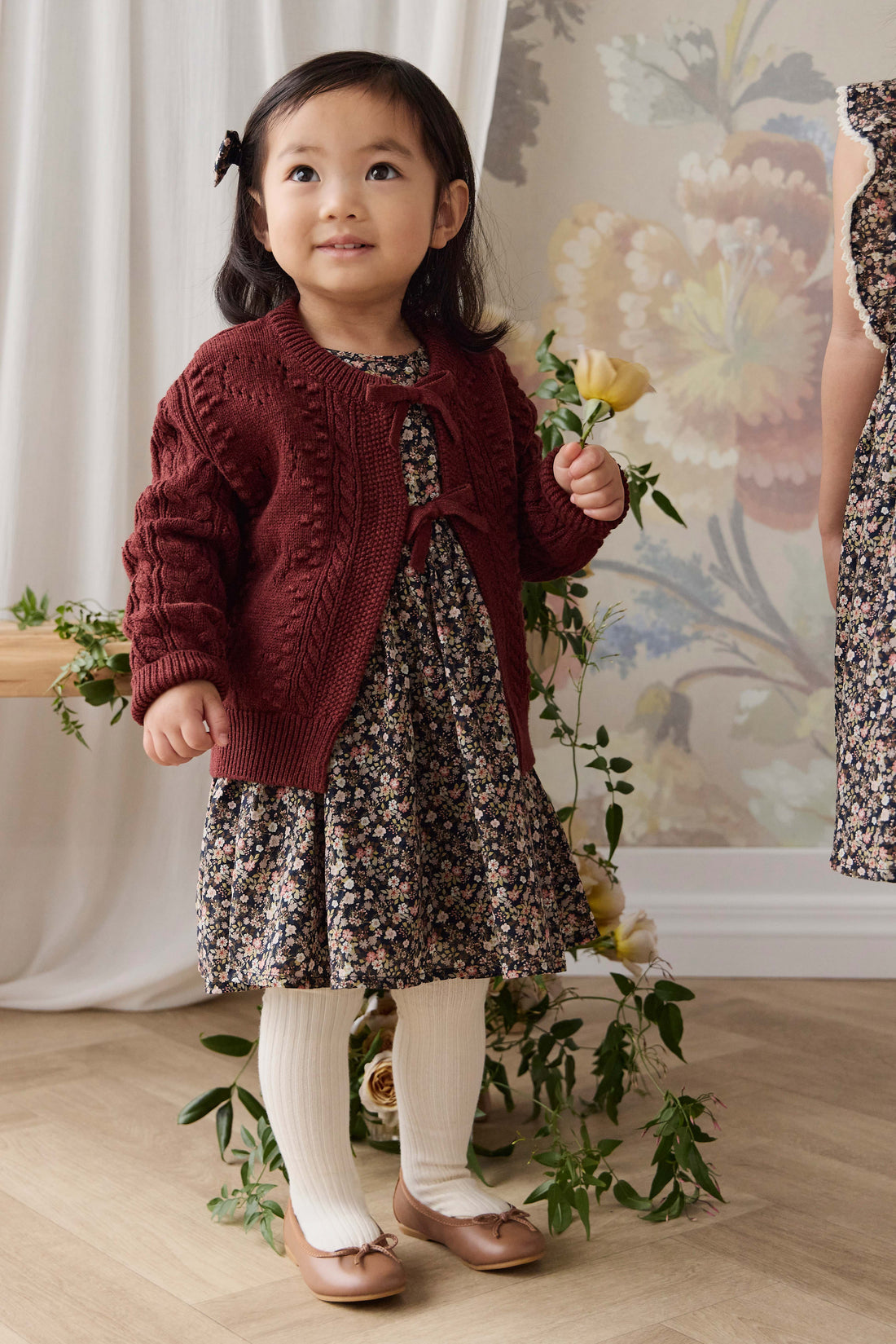 Josephine Knitted Cardigan - Veneer Childrens Cardigan from Jamie Kay NZ