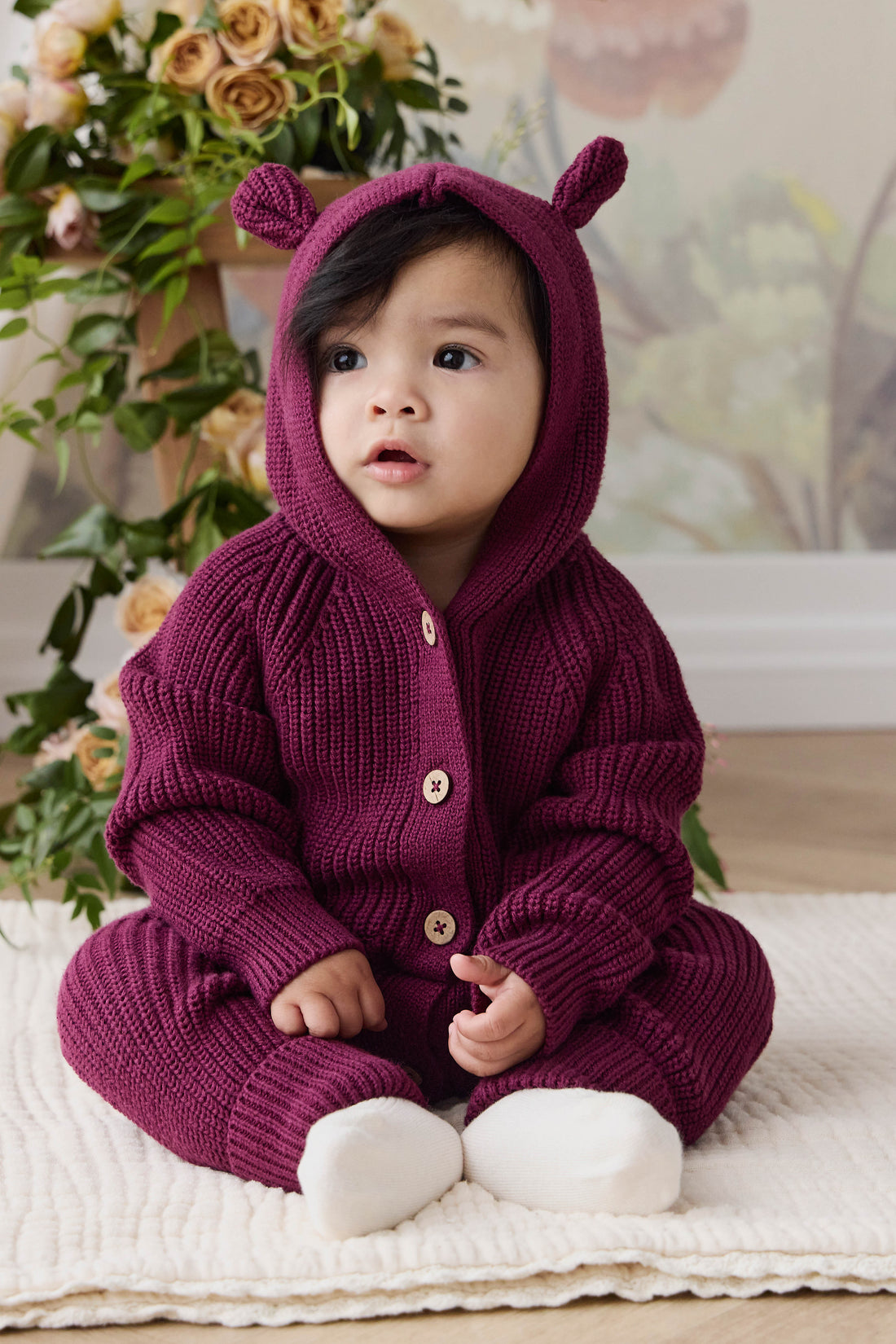 Bear Onepiece - Sweet Mulberry Childrens Onepiece from Jamie Kay NZ