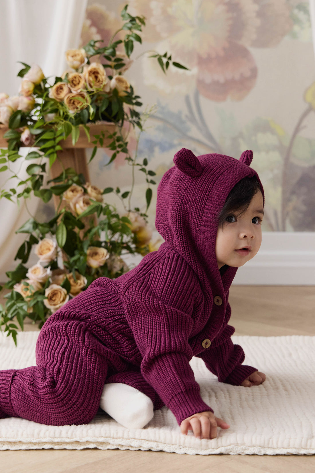 Bear Onepiece - Sweet Mulberry Childrens Onepiece from Jamie Kay NZ