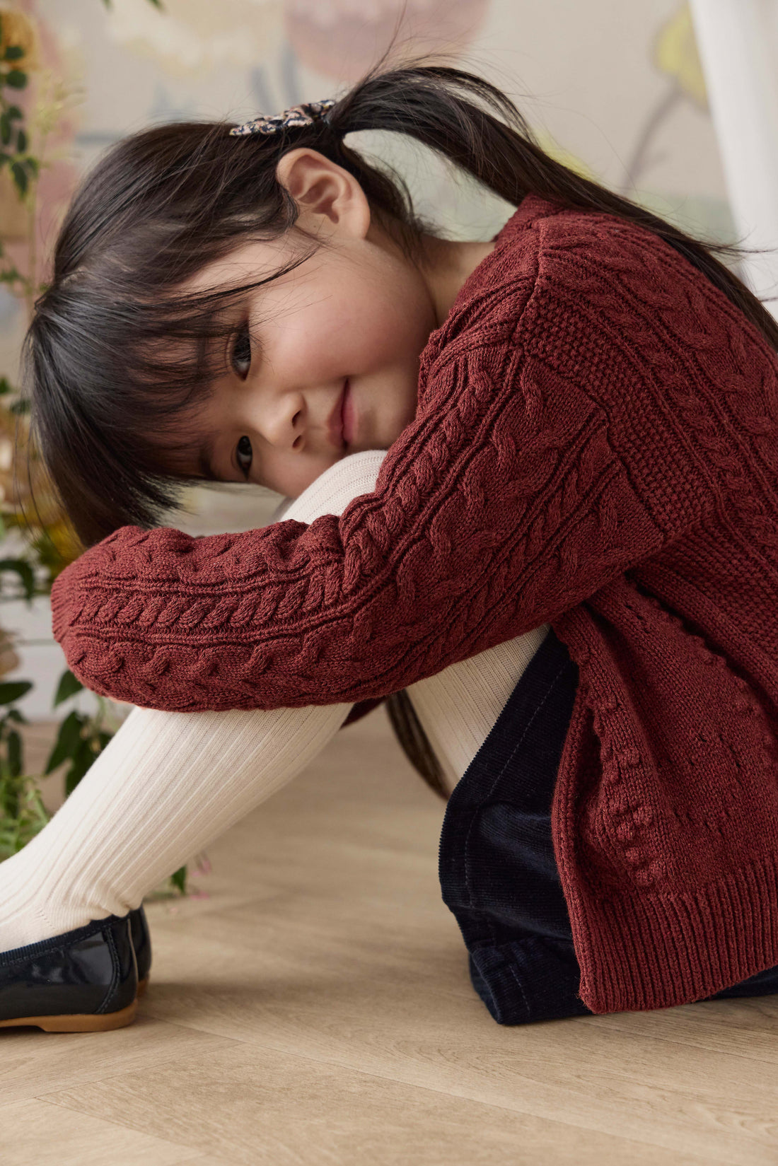 Josephine Knitted Cardigan - Veneer Childrens Cardigan from Jamie Kay NZ