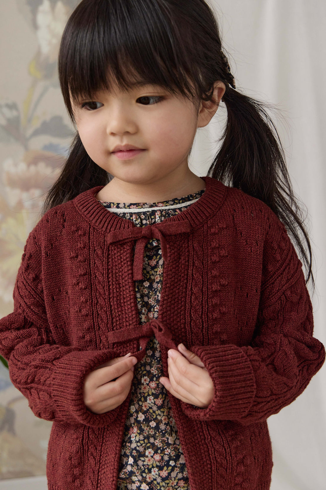 Josephine Knitted Cardigan - Veneer Childrens Cardigan from Jamie Kay NZ