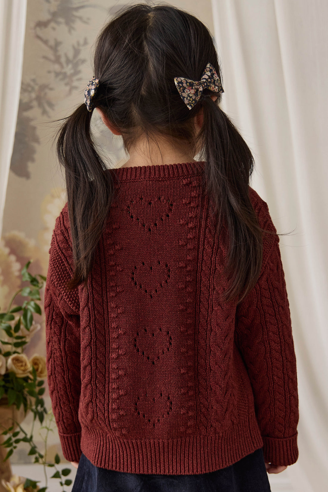 Josephine Knitted Cardigan - Veneer Childrens Cardigan from Jamie Kay NZ