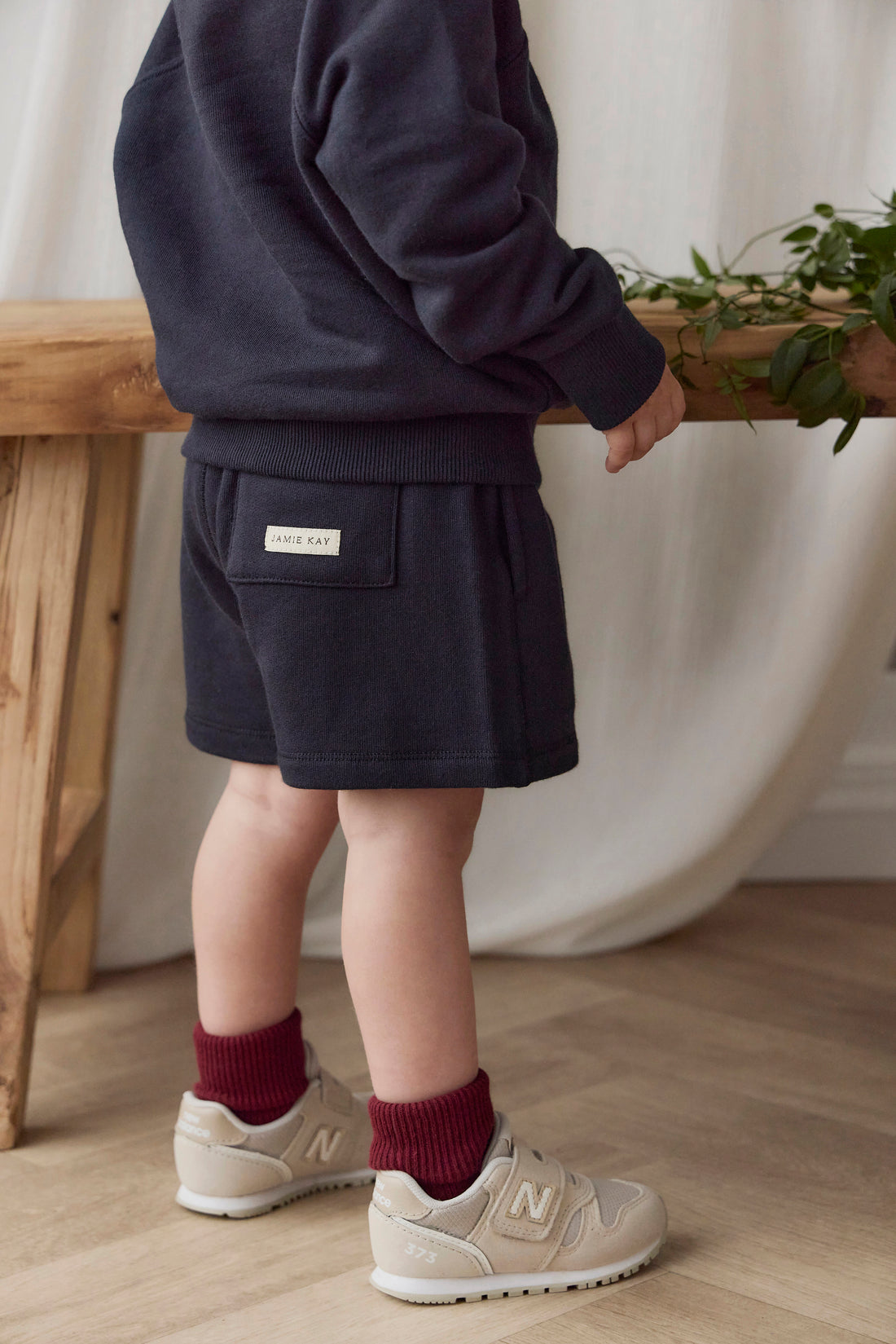 Organic Cotton Jalen Short - Maritime Childrens Shorts from Jamie Kay NZ