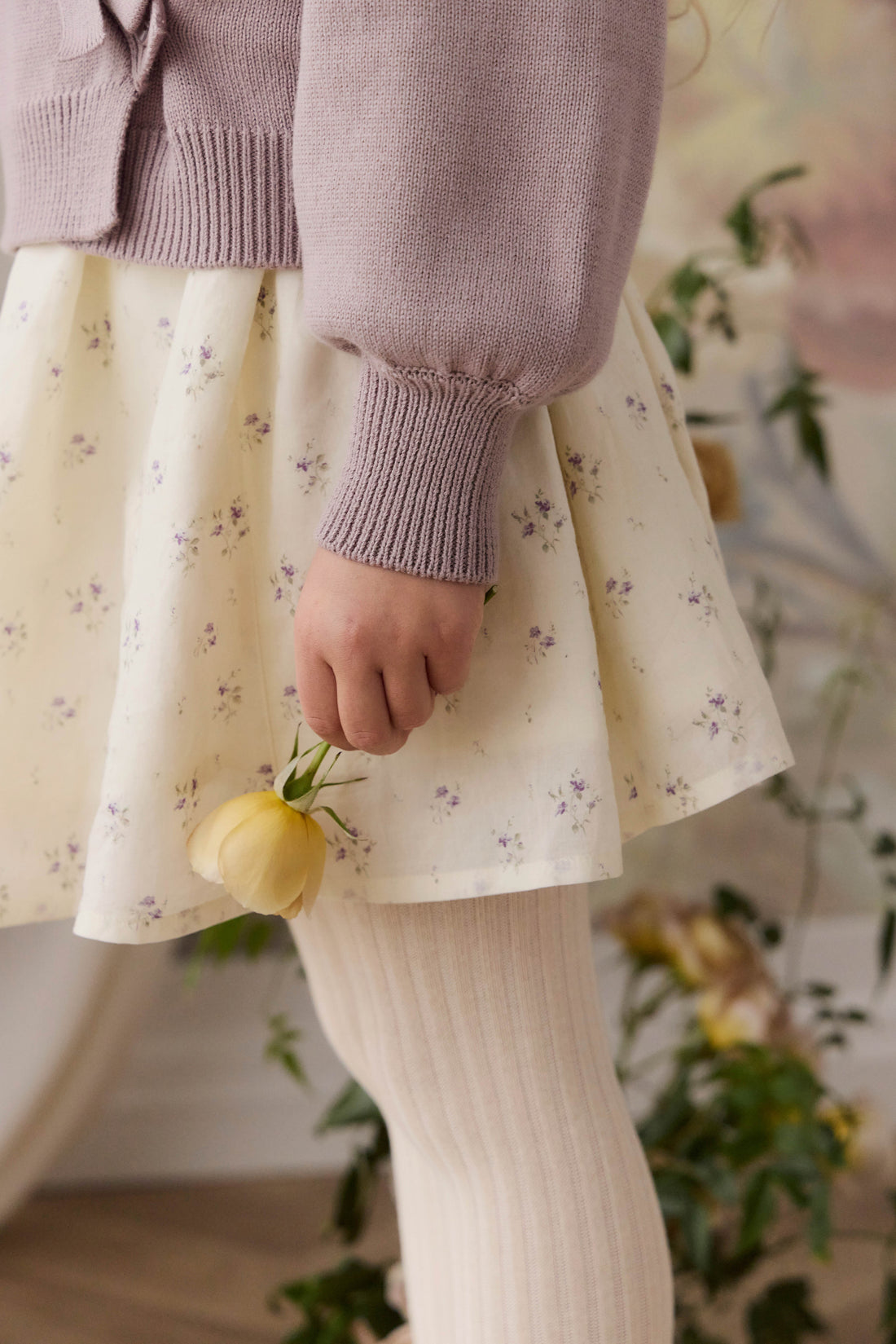 Organic Cotton Cosette Dress - Jade Floral Childrens Dress from Jamie Kay NZ