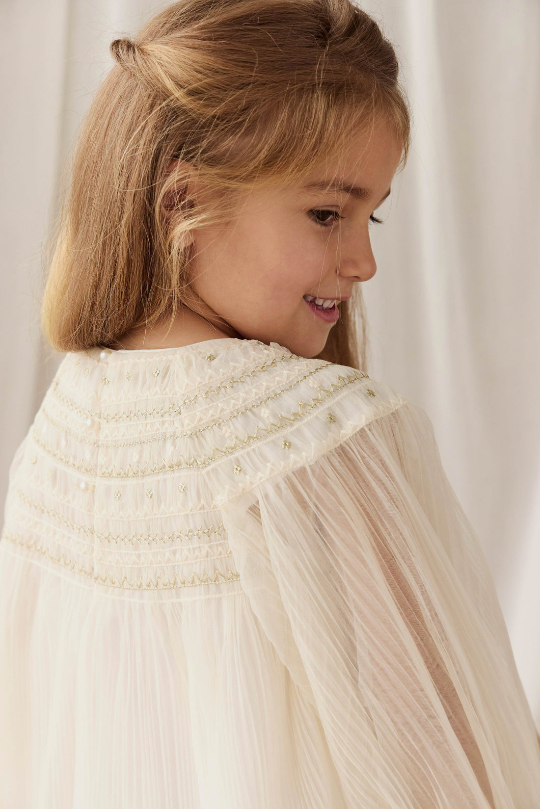 Lydie Tulle Dress - Snow Angel Childrens Dress from Jamie Kay NZ