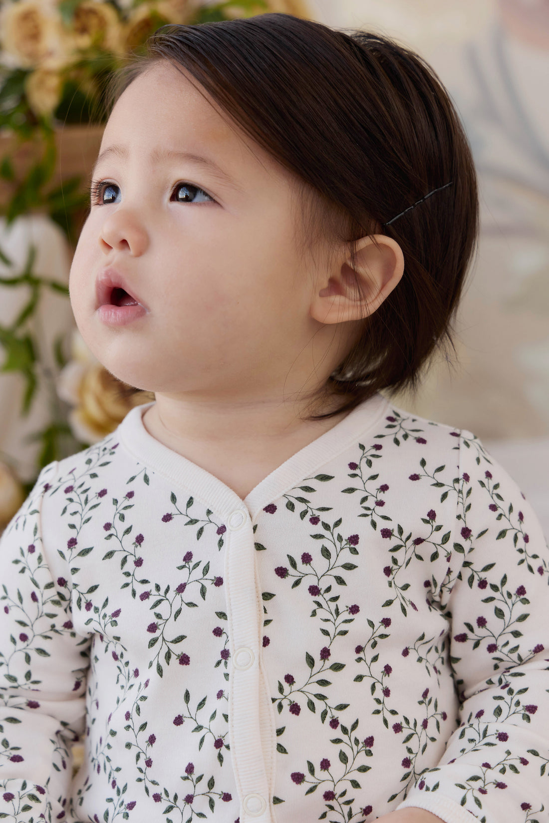 Organic Cotton Murphy Onepiece - Mulberries Childrens Onepiece from Jamie Kay NZ