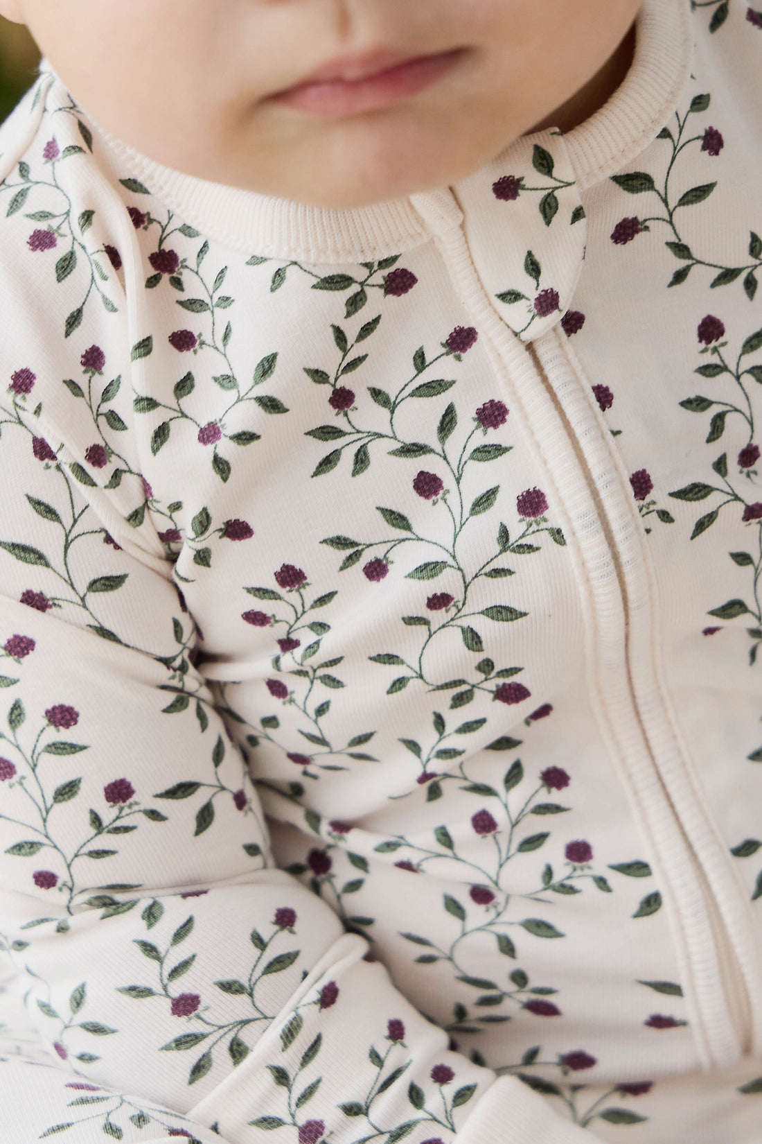Organic Cotton Jude Onepiece - Mulberries Childrens Onepiece from Jamie Kay NZ