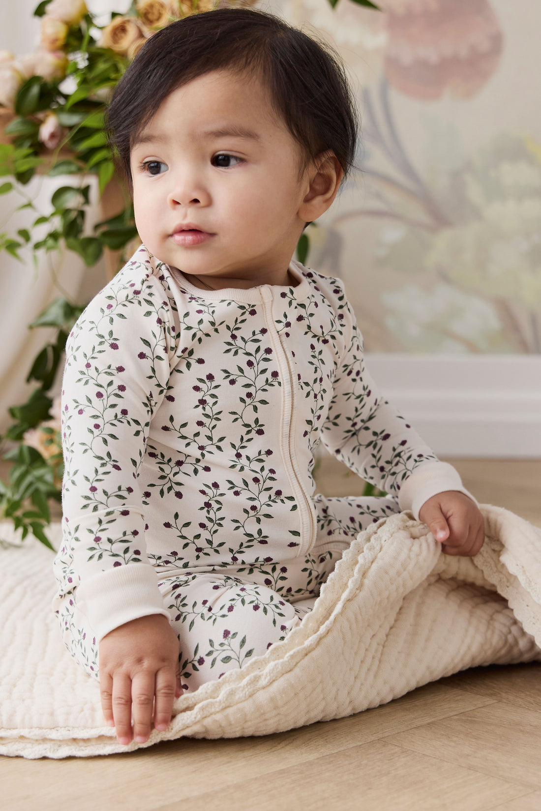 Organic Cotton Jude Onepiece - Mulberries Childrens Onepiece from Jamie Kay NZ