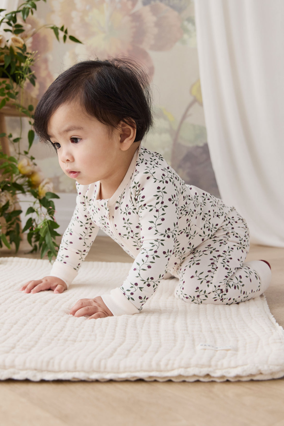 Organic Cotton Jude Onepiece - Mulberries Childrens Onepiece from Jamie Kay NZ