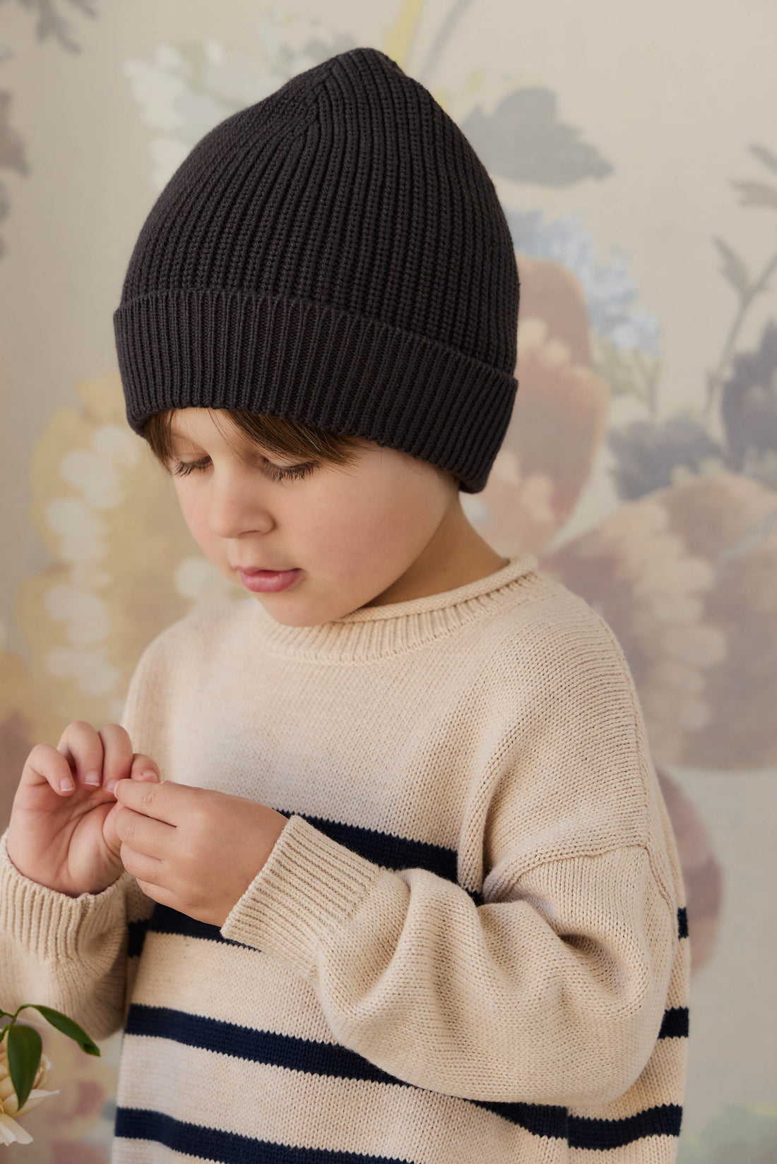 Johan Knit Beanie - Umber Childrens Beanie from Jamie Kay NZ