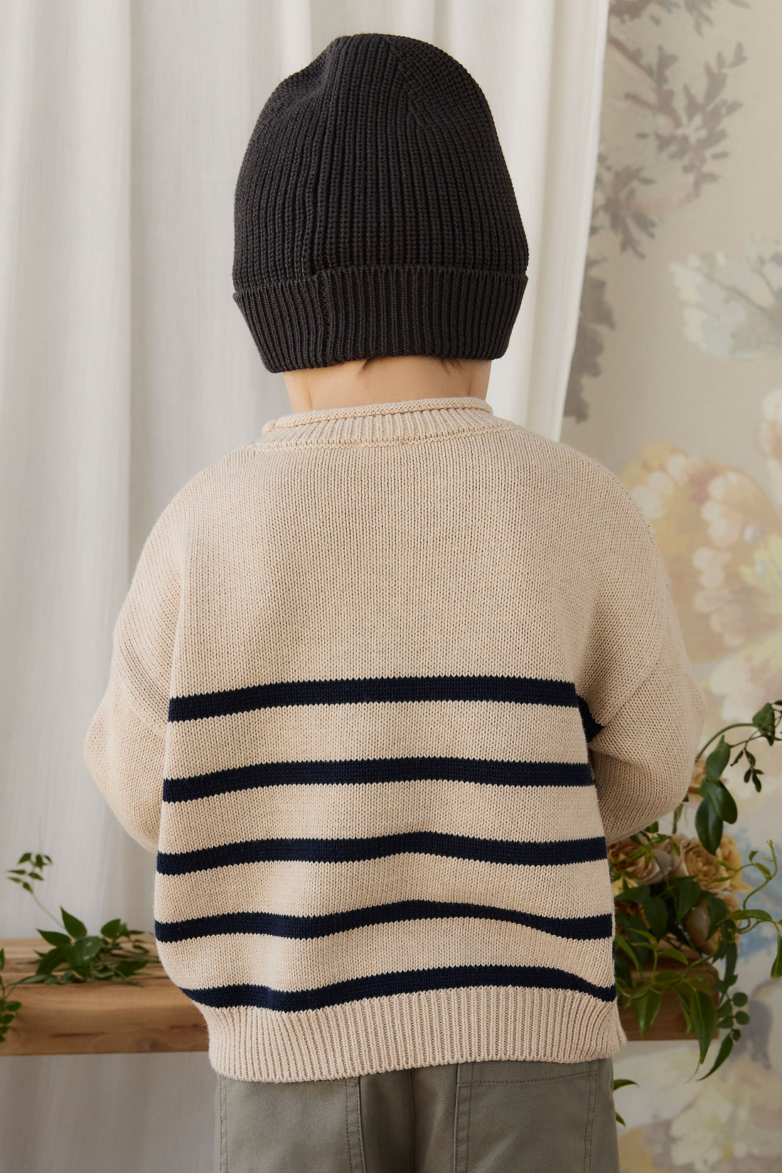 Jackson Knitted Jumper - Jackson Stripe Childrens Jumper from Jamie Kay NZ