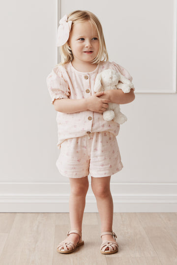 Organic Cotton Muslin Celine Top - Irina Shell Childrens Top from Jamie Kay NZ