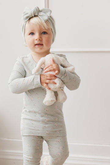Organic Cotton Long Sleeve Top - Lulu Blue Childrens Top from Jamie Kay NZ