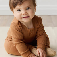 Organic Cotton Modal Long Sleeve Bodysuit - Baker Childrens Bodysuit from Jamie Kay NZ