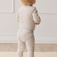 Organic Cotton Modal Long Sleeve Bodysuit - Milford Childrens Bodysuit from Jamie Kay NZ